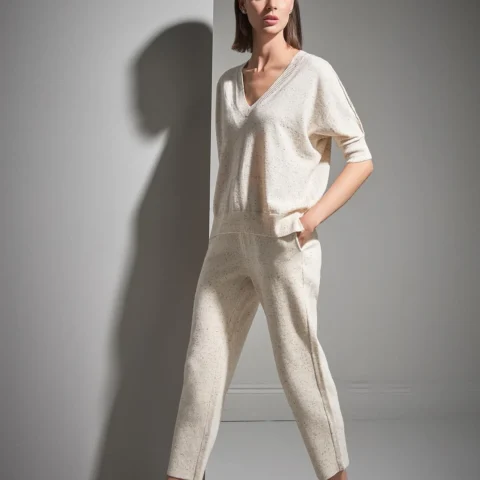 beli-kordonlu-nopeli-ekru-triko-pantolon-7851105