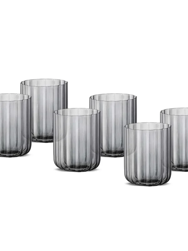 Jumbo Foggy Grey 6'lı Su Bardağı