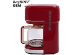 BERGHOFF Gem Retro 15 Bardak Filtre Kahve Makinesi Kırmızı
