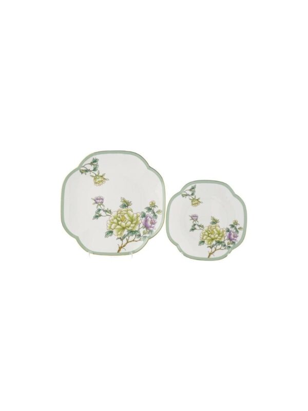 Glory 4 Parça Set 2’Li Pasta 19 Cm Ve 2li Servis Tabağı