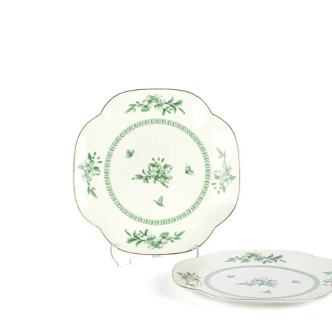 Leaf Elegance 2li Tatlı Tabağı 19cm