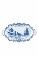 Lucky Art Florance Bone 17cm Oval Servis Tabaği