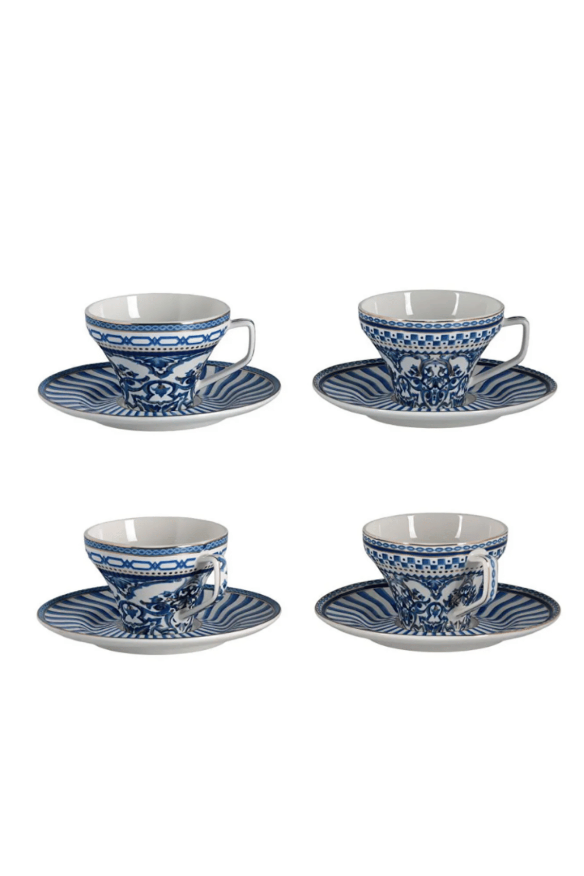 Berghoff Lunetta Bone 4lu Kahve Fincani Seti